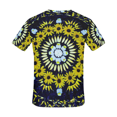 Hippie Mandala Bohemian Psychedelic Intricate Flor All Over Print T-Shirt for Men
