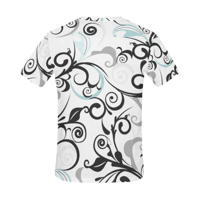 Damask All Over Print T-Shirt for Men